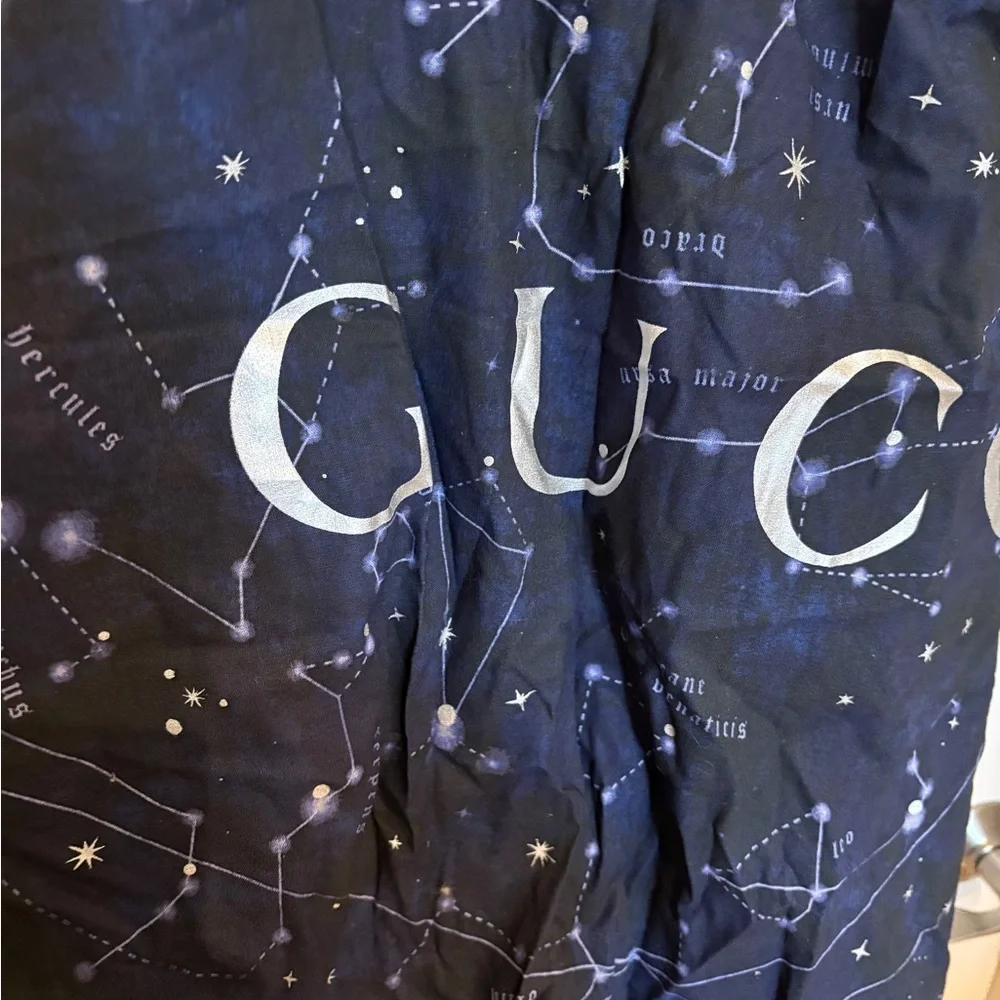 Gucci Cotton Constellation Tote Bag Huge Purse Bag Stars Astrological Signs - Picture 6 of 9